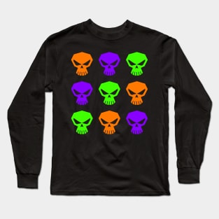 Spooky Skulls Long Sleeve T-Shirt